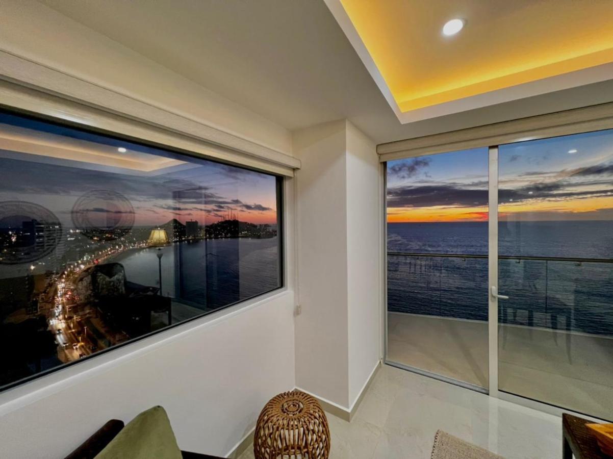 Sunset View Malecón 1404 Vista panoramica al mar Mazatlán Exterior foto