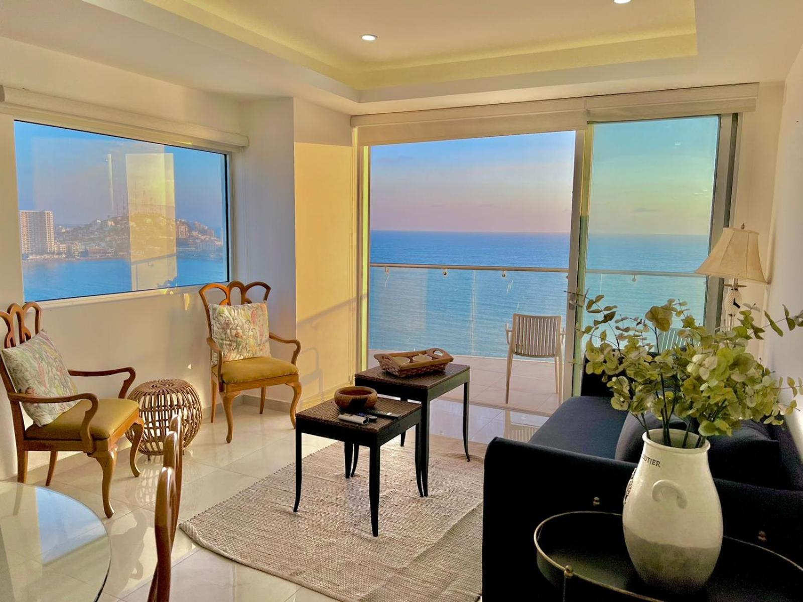 Sunset View Malecón 1404 Vista panoramica al mar Mazatlán Exterior foto